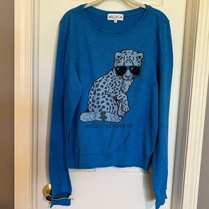 Wildfox Leopard Sweatshirt Size M